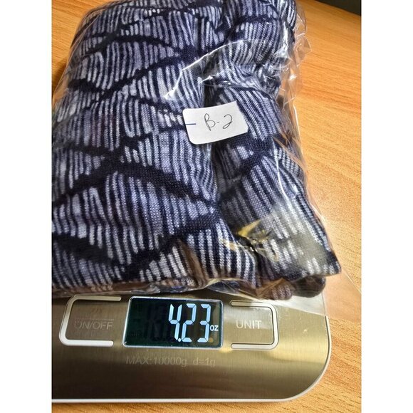 Tahari Womens sz L 100% Linen sleeveless striped diamond breathable round neck - Picture 6 of 11